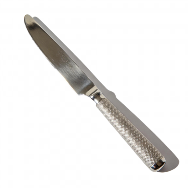 12-Piece Textured Granule Non-Slip Full Stainless Steel Dinner Knife