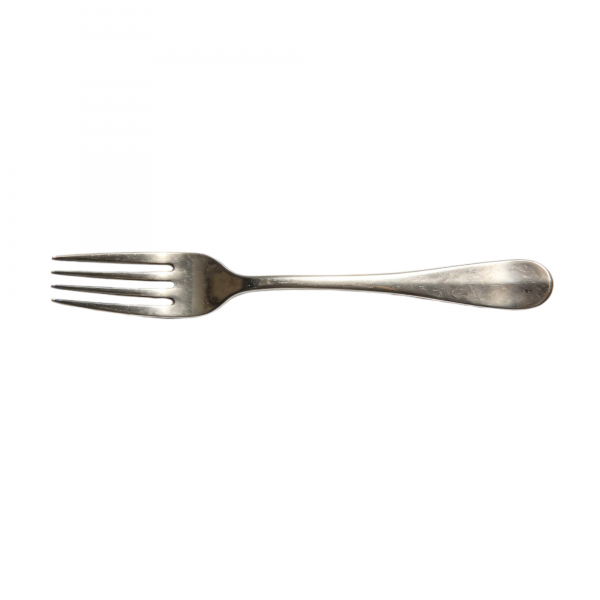 12-Piece Minimalist Curved Handle Stainless Steel Dinner Fork