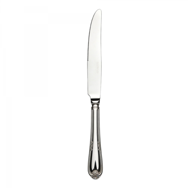 12-Piece Classic European Embossed Stainless Steel Dinner Knife