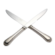 12-Piece Classic European Stainless Steel Dinner Knife Set