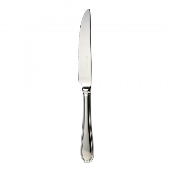 12-Piece Classic Striped Stainless Steel Dinner Knife