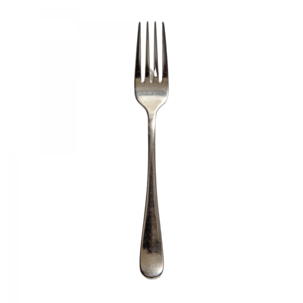 12-Piece Minimalist Smooth Stainless Steel Dinner Fork